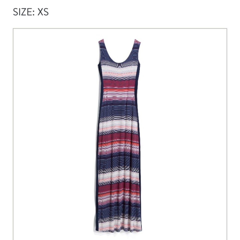 Open back maxi dress